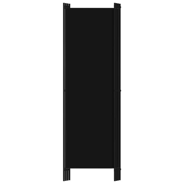 vidaXL Rumdeler 4 Paneler Sort 200x180 cm