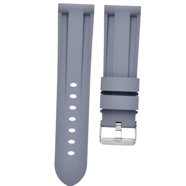 Silikonrem til Panerai Luminor Marina Grå 20 mm Grå 20 mm Grey