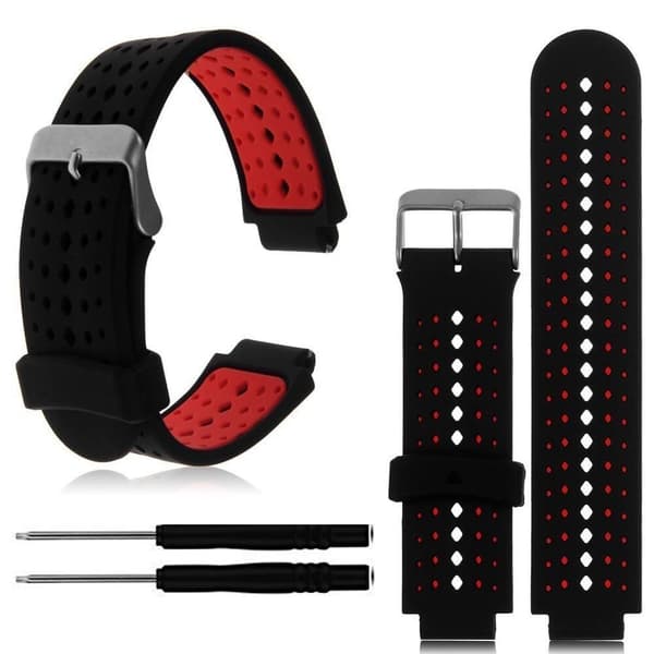 Kellon ranneke Garmin Forerunner Black+Red 26 Black+Red