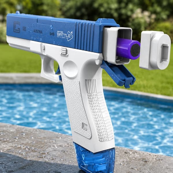Sähköinen vesipistooli – Glock kahdella lippaalla