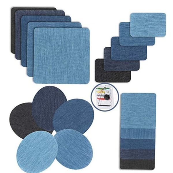 Silitettävät merkit 20 kpl sininen 53 Blue