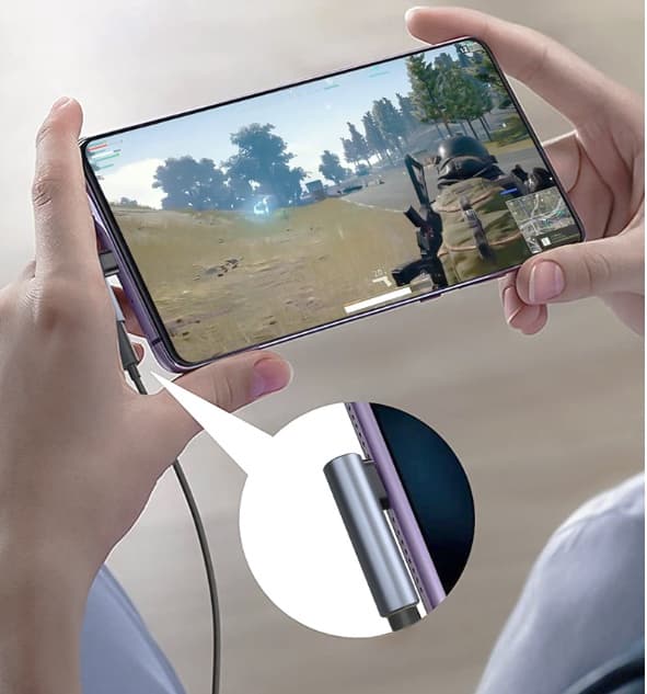 USB-C - 3,5 mm Aux-äänisovitin, harmaa 7 Grey