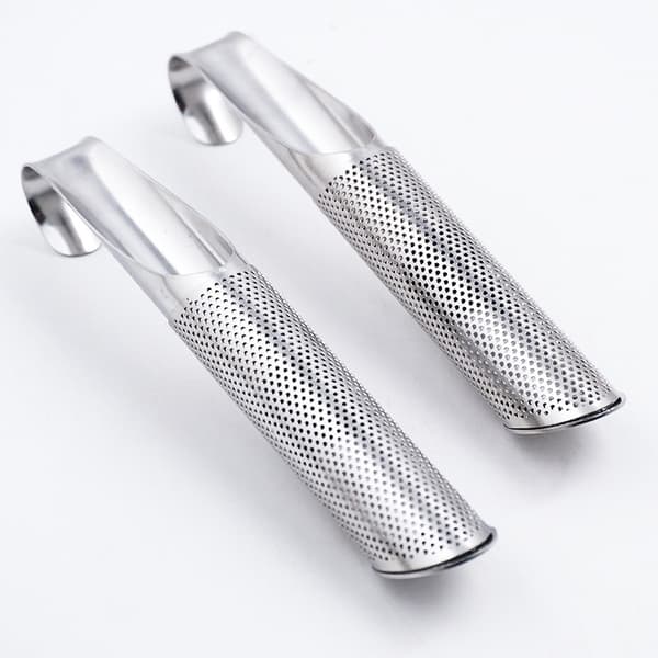 Langt rør te-infuser te-si 2-pak Silver