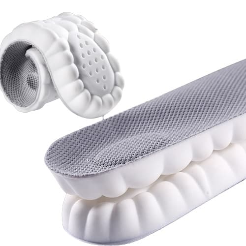 4D ultrabløde og åndbare indlægssåler 1 par Grå 45-46 Grå 45-46 Grey