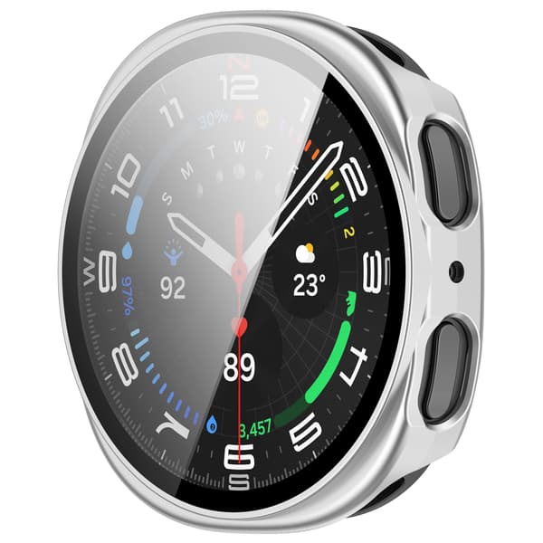 Stilig deksel til Samsung Galaxy Watch 8 44mm Sølv 9 Silver