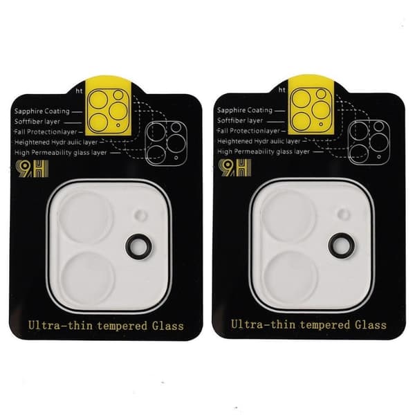 Linsskydd för iPhone 11 kamera Härdat glas 2-pack 31