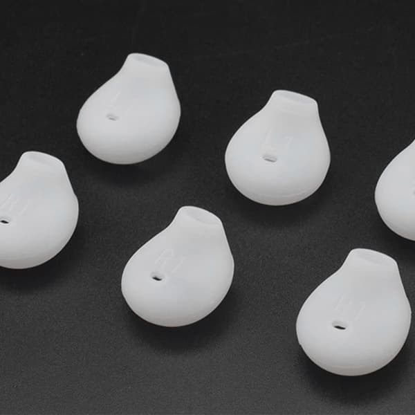 In-ear silikon ørepropper etui for Samsung Galaxy S6/S7, Note5/Note7 Hvit 11 White
