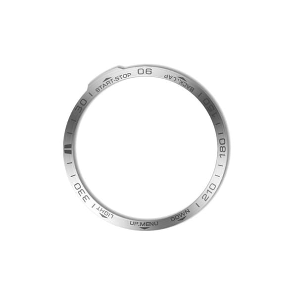 Stilfuld ramme kompatibel med Garmin Fenix 7X Sølv 6 Silver