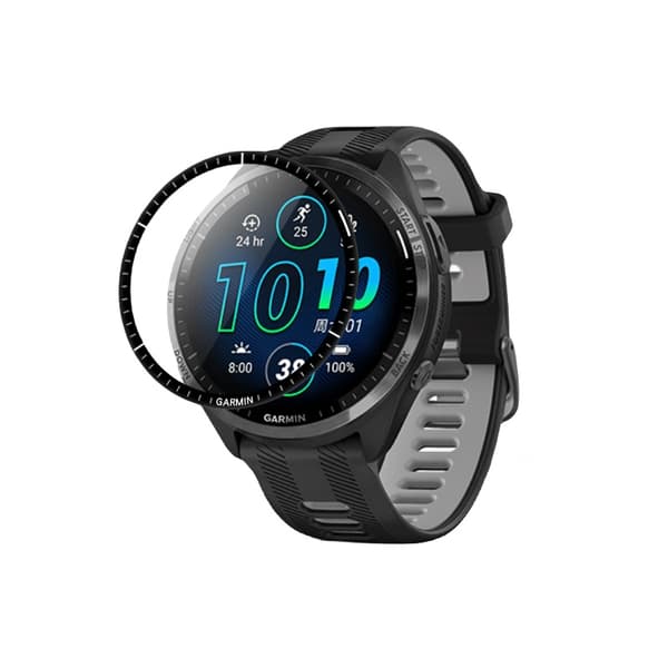 Pehmeä näytönsuoja Garmin Forerunner 965:lle, läpinäkyvä 11 Transparent