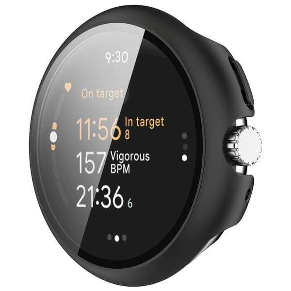 Beskyttelsesetui til Google Pixel Watch 3 Sort 45 mm Sort 45 mm Black