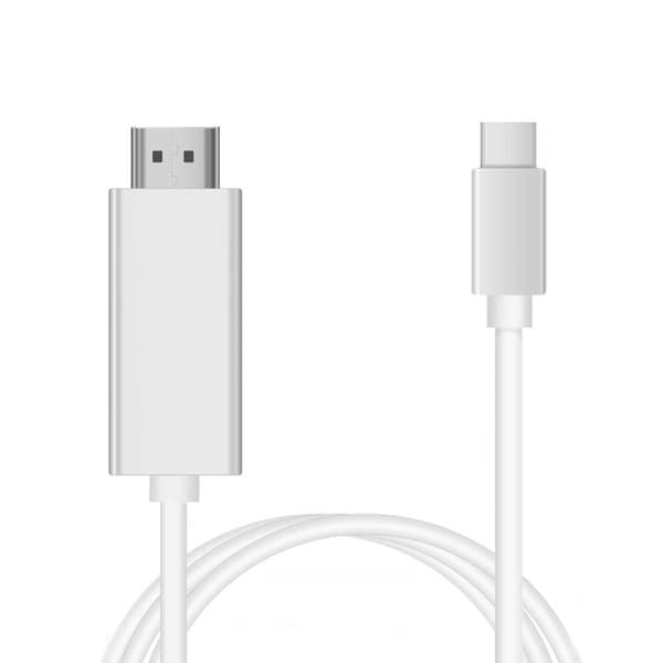 USB-C til HDMI-kabel 4K (2 meter) Hvid 57 White