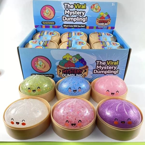 Den originale Mystery Dumpling Galaxy Edition | Viral Squishy Fidget Toy Blind Box