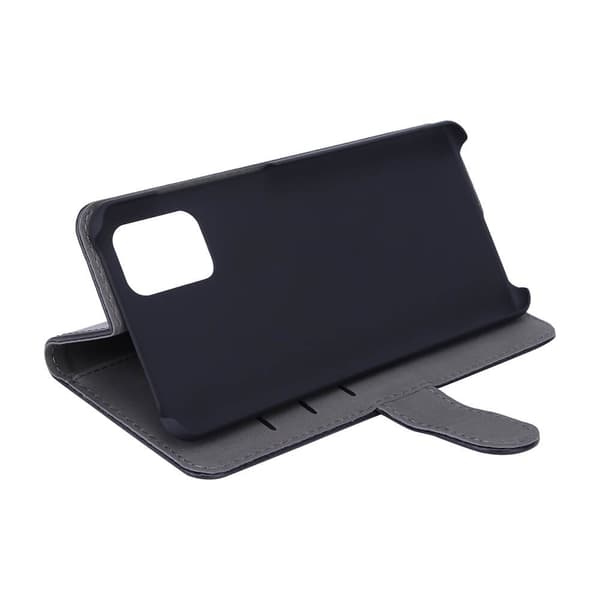 Mobildeksel Svart - Samsung A71 Polyuretan (PU) Svart