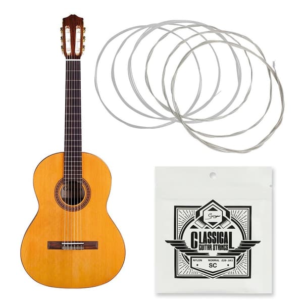 Gitarrsträngar Nylon .028-043 - Akustiska Gitarrsträngar 1-Pack 35