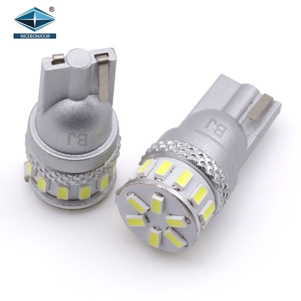 T10 w5w Canbus Röda 4-pack LED-lampor 12V/24V red