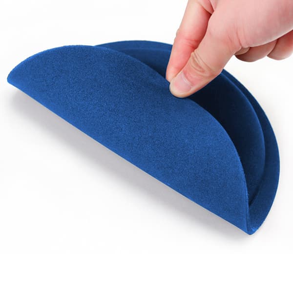 Ergonomisk rund musematte med håndleddsstøtte, blå 26 Blue