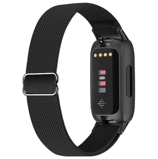 Fitbit Inspire 3 Armbånd i Elastisk Nylon Sort 6 Black