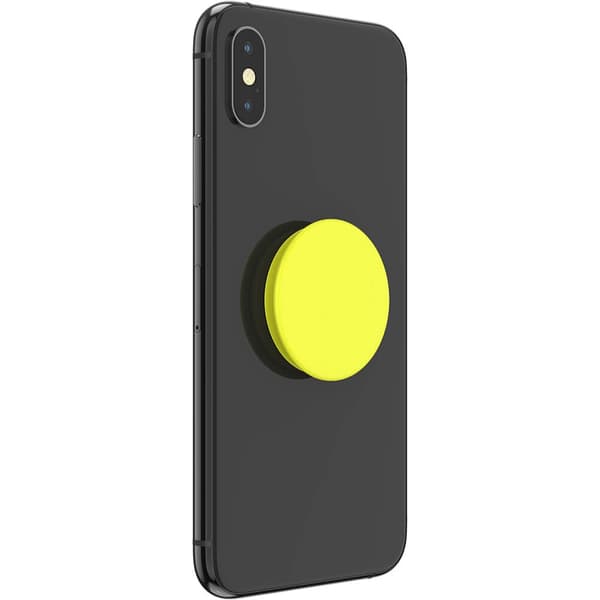 POPSOCKETS Neon Jolt Yellow Avtakbart grep med stativfunksjon Gul