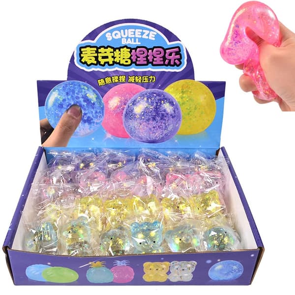 Björnleksak Glitter Gummy Bear Needoh e Djurleksak