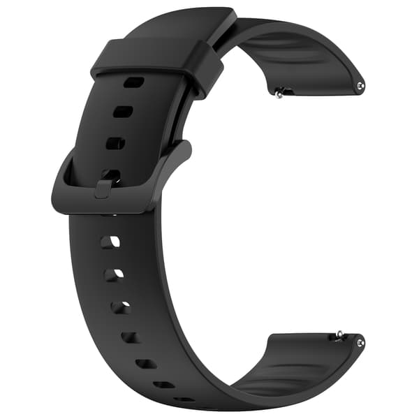 Yleiskäyttöinen kellonranneke Musta 22 mm Musta 22 mm Black
