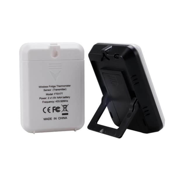 Trådløst termometer og hygrometer inde/ude Hvid 55 White