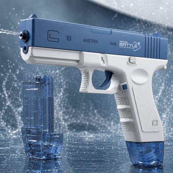 Elektrisk vattenpistol – Glock med 2 magasin