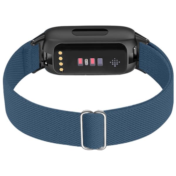 Fitbit Inspire 3-armbånd i elastisk nylon marineblå 7 NavyBlue