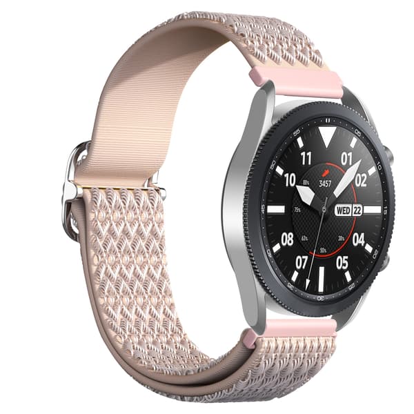 Nylon urrem til Samsung Galaxy Watch 4 40mm/44mm Sort 14 Black