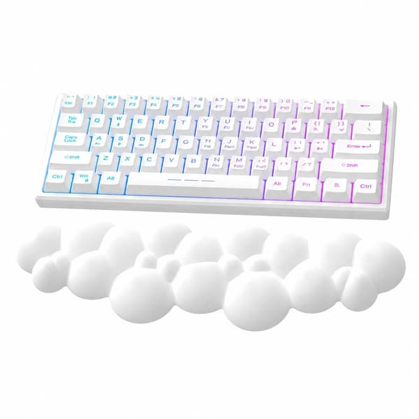 Tastatur Håndleddsstøtte Hvit 317 White