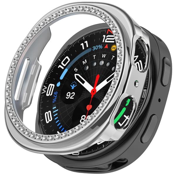 Stilig deksel til Samsung Galaxy Watch8 40mm Sølv 4 Silver