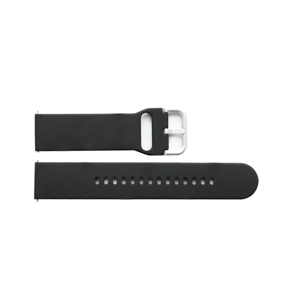 Sort silikonerem til Fitbit Versa 2/Lite 19