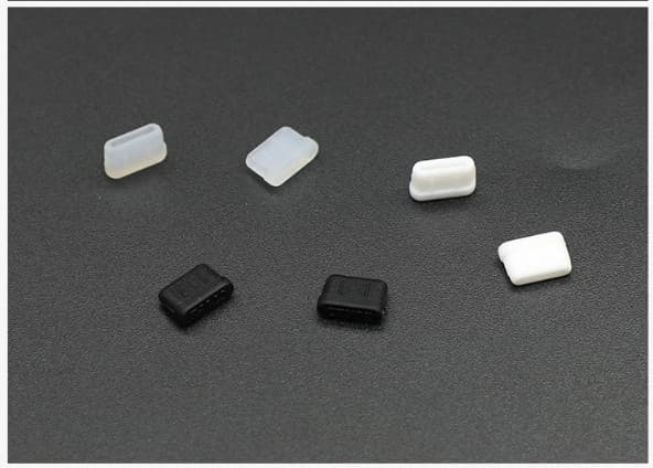 Pölysuoja USB-C-porteille, 4 kpl musta 2 Black