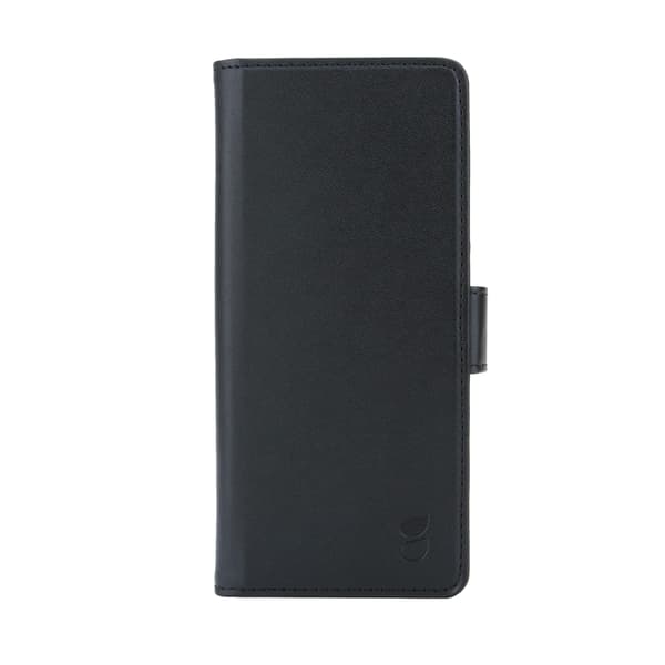 Mobiltaske 3 Kortpladser Sort - Motorola One Vision Polyuretan (PU) Svart