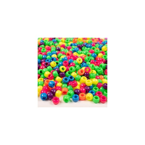 Congo perler neon 1000/pakke
