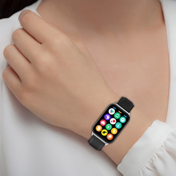 Læderurrem til Xiaomi Smart Band 9 Pro Sort 20 Black
