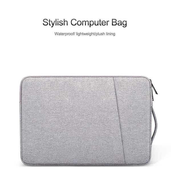 Laptopfodral 14.1 tum/15.4 tum canvas Grå 24 Grey