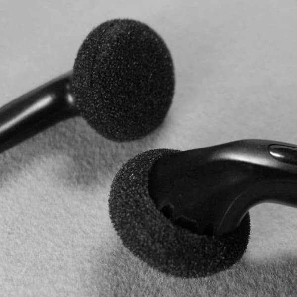 Öronkuddar för in-ear hörlurar 5 par Vita 1 White