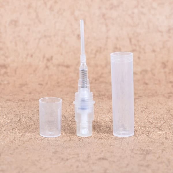 Lille parfumeflaske, 3 ml - 5-pak Transparent 3 ml Transparent 3 ml Transparent