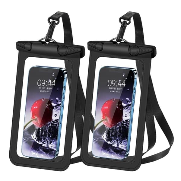 Vanntett mobildeksel, 7 tommer svart 48 Black