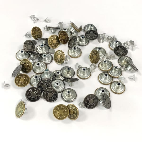 50 jeansknapper 17 mm 68