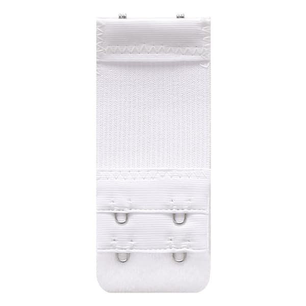 BH-förlängare, 2 hakar 2 rader, 5-pack vit+röd+svart+hudfärg+mörk hudfärg