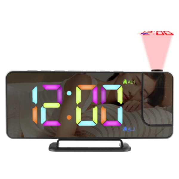 LED-projektionsväckarklocka 16 220