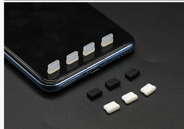 Støvhætte til USB-C-porte, 4-pak Gennemsigtig 2 Transparent