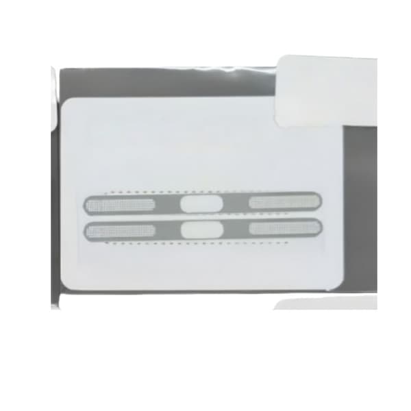 Dammtät metallklistermärke kompatibel med iPhone 17 Pro - 2-pack Silver 10 Silver