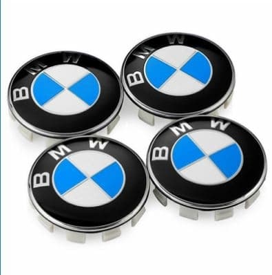 BMW Centrumkåpor / Navkapslar Bilmärke - 4-pack 68 mm 70