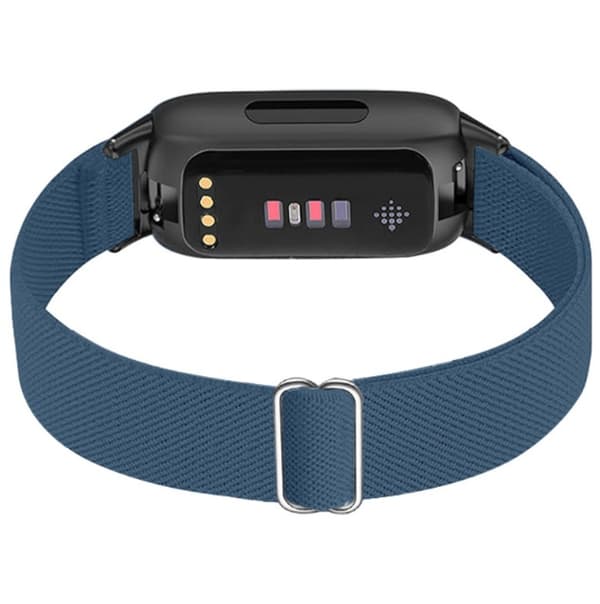 Fitbit Inspire 3-armbånd i elastisk nylon marineblå 7 NavyBlue