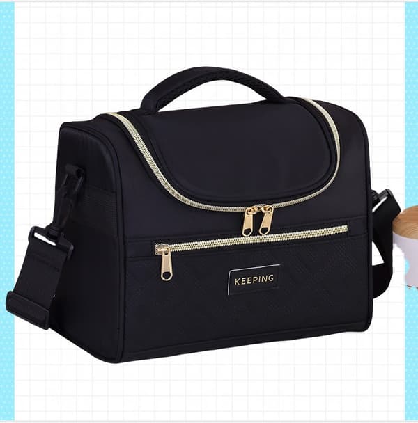 Isolert matpose for jobb, svart 231 Black