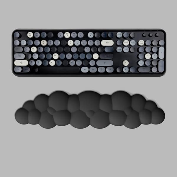 Håndledsstøtte til tastatur, lavet af blødt memoryskum