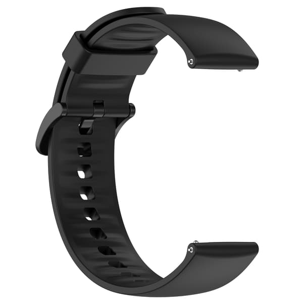 Yleiskäyttöinen kellonranneke Musta 22 mm Musta 22 mm Black