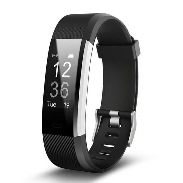 Vara-ranneke ID115 Plus HR/ID115 Plus -kelloon, musta 16 Black